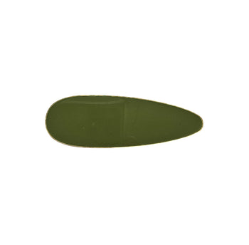 Teardrop Enamel Alligator Olive